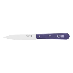Couteau office N°112 lame lisse inox 10 cm violet Opinel