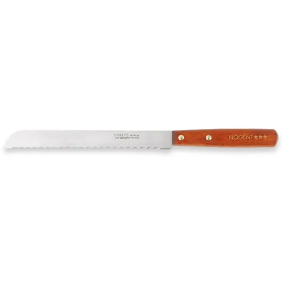 Couteau à pain 19 cm manche en bois Nogent