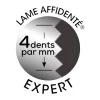 Couteau à pain lame 19 cm Affidentée avec protection Nogent