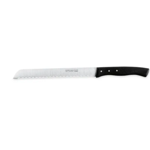 Couteau à pain lame 19 cm Affidentée avec protection Nogent