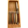 6 couteaux Mineral Mix et coffret bois Laguiole Jean Dubost