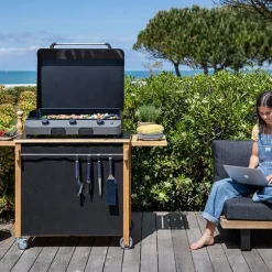Couvercle de protection noir pour plancha Fusion 75 ENO
