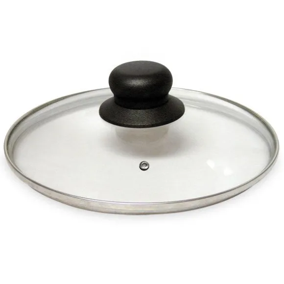 Couvercle en verre cerclé inox 28 cm Baumalu