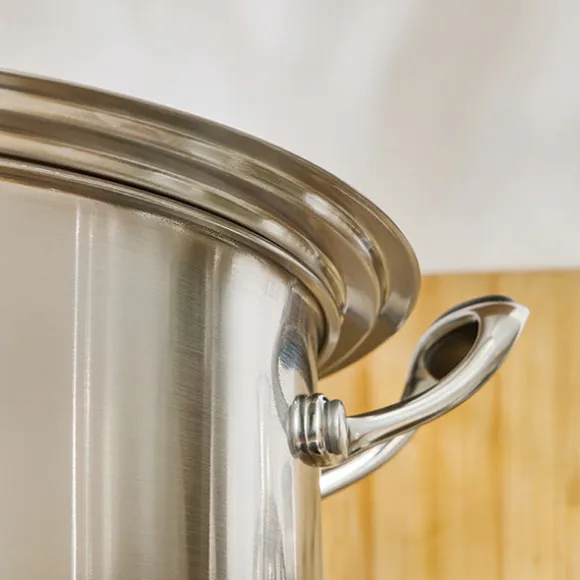 Couvercle en verre et inox multidiamètre 24, 26 et 28 cm Mathon
