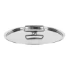 Couvercle inox Castel'pro 24 cm Cristel