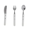 3 couverts enfants Bistrot à la française blanc Jean Dubost