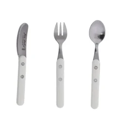 3 couverts enfants Bistrot à la française blanc Jean Dubost