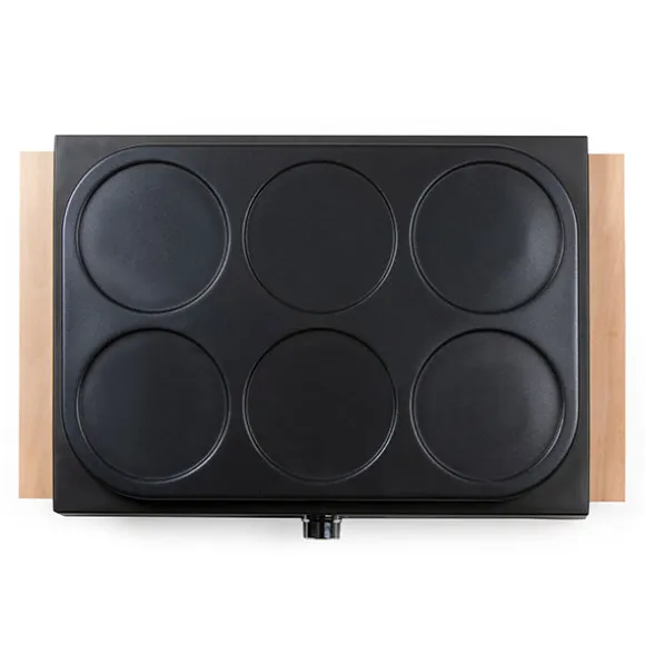 Crêpière électrique mini-crêpes 6 personnes DO8717PN 1000 W Domo