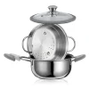 Cuiseur vapeur Premium inox 22 cm 3, 8 L Inoxriv