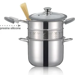 Cuit-pâtes Premium inox 20 cm 4 L Inoxriv