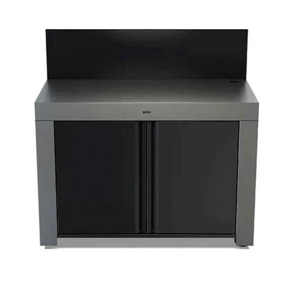 Desserte de jardin Félix double porte gris cargo ENO
