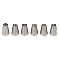 6 douilles fleur en inox Patisse