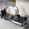 Egouttoir vaisselle compact et extensible en inox gris Extend™ Joseph Joseph