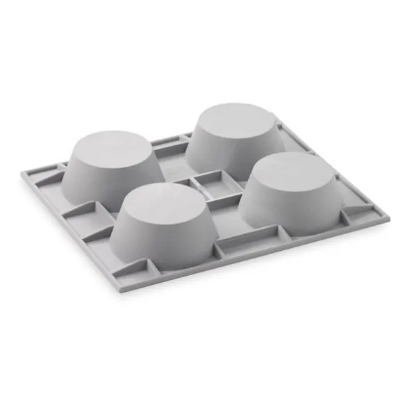 Elastomoule 4 muffins De Buyer