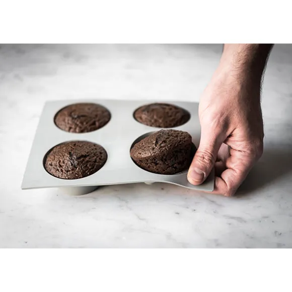 Elastomoule 4 muffins De Buyer