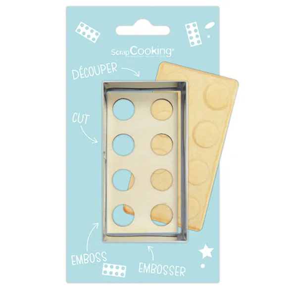 Emporte-pièce et embosseur Brique Scrapcooking