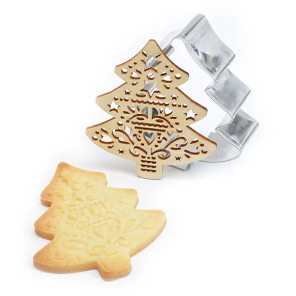 Emporte-pièce et embosseur Sapin Scrapcooking