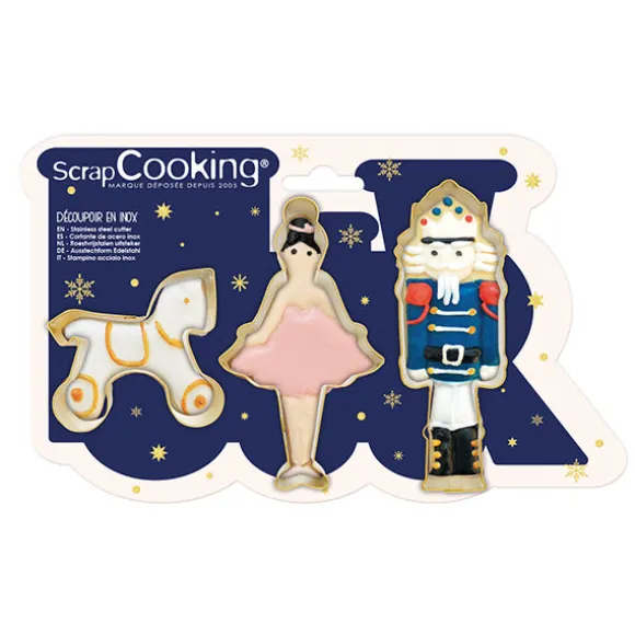 3 emporte-pièces Casse-Noisette Scrapcooking