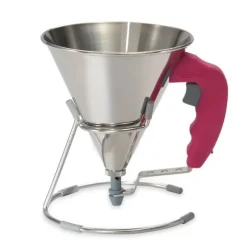 Entonnoir à piston fushia De Buyer