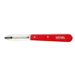 Eplucheur microdenté lame inox 6 cm coloris rouge Opinel