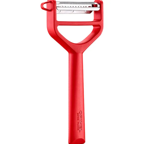 Eplucheur rasoir T DUO polymère rouge Opinel