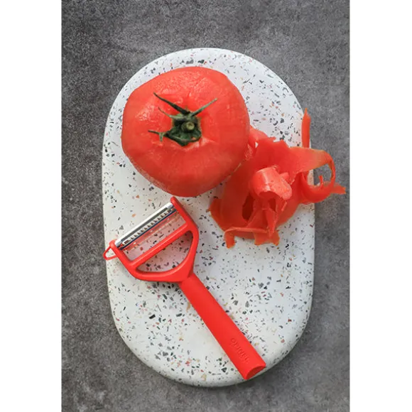 Eplucheur rasoir T DUO polymère rouge Opinel
