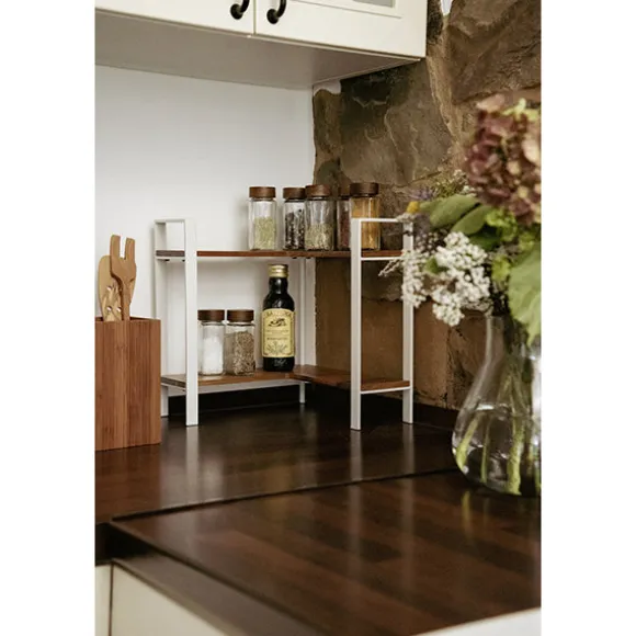 Etagère de cuisine d’angle 2 niveaux Louisa Wenko by Maximex
