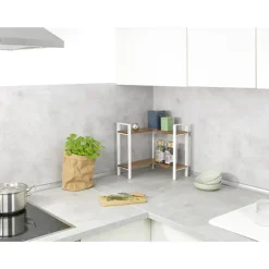 Etagère de cuisine d’angle 2 niveaux Louisa Wenko by Maximex