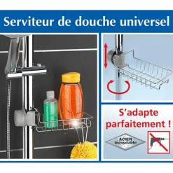 Etagère de douche inox 3 kg Wenko by Maximex
