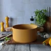 Faitout Ector induction aluminium revêtu 24 cm jaune Ogo