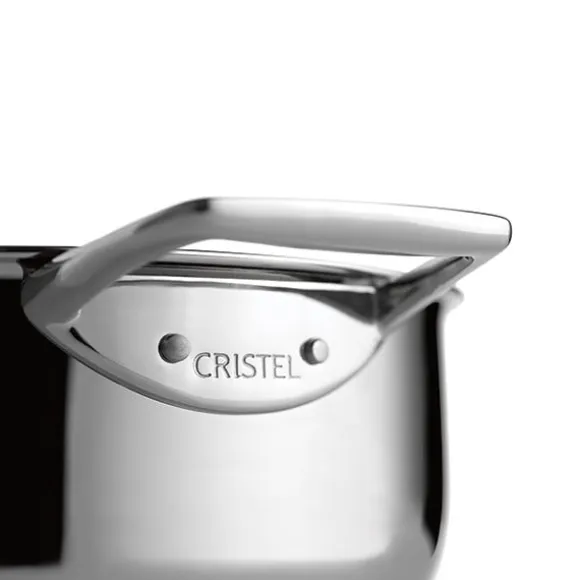 Faitout inox avec couvercle Castel'Pro 24 cm 4,6 L Cristel