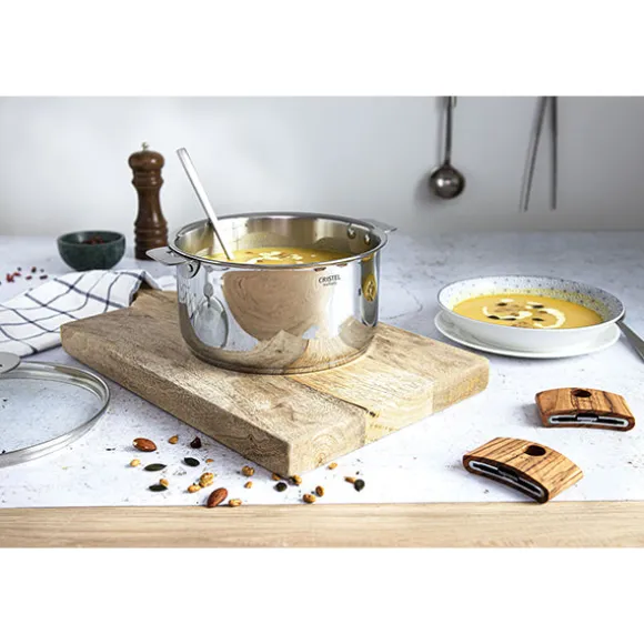 Faitout inox Casteline sans manche 24 cm Cristel