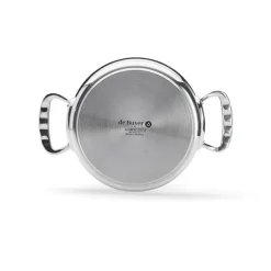 Faitout inox Milady avec couvercle en verre 20 cm 3 L De Buyer