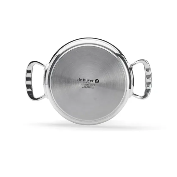 Faitout inox Milady avec couvercle en verre 20 cm 3 L De Buyer