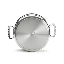 Faitout inox Milady avec couvercle en verre 28 cm 8 L De Buyer