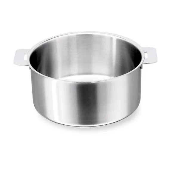 Faitout inox Mutine sans manche 22 cm 4 L Cristel