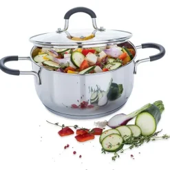 Faitout inox Rapid Cook avec couvercle 20 cm 3,1 L Mathon