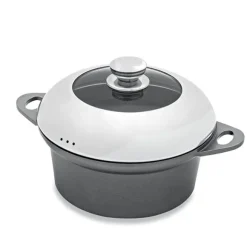Faitout revêtement Dur comme la pierre avec couvercle 24 cm Mathon