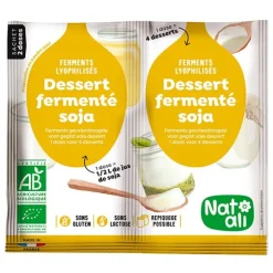 Ferment en poudre pour dessert au soja Nat-ali
