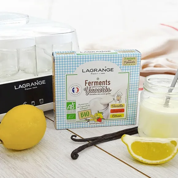 Ferments aromatisés Vanille Fraise Citron Lagrange