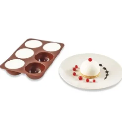 Flexi'plaque silicone 6 demi-sphères 6,5 cm Mathon