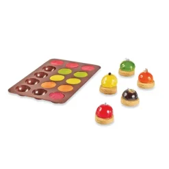 Flexi'plaque silicone 15 mini demi-sphères 3 cm Mathon