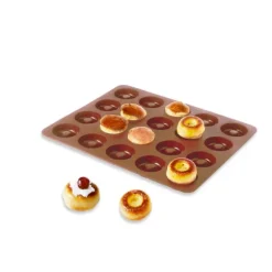 Flexi' Plaque silicone 20 mini-savarins Mathon