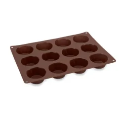 Flexi' plaque silicone 12 muffins Mathon