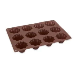 Flexi' Plaque silicone 12 petites brioches Mathon