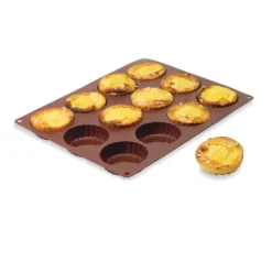 Flexi' plaque silicone 12 tartelettes Mathon