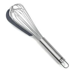 Fouet avec grattoir silicone 2 en 1 Lacor