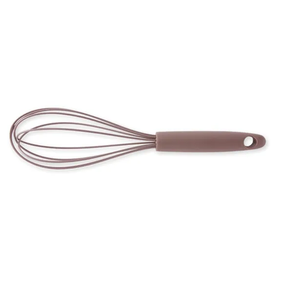 Fouet de cuisine antirayures en silicone 30 cm taupe Mathon