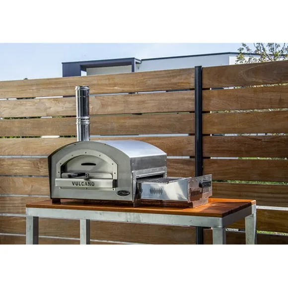 Four à pizza et barbecue Taal avec cassette Vulcano