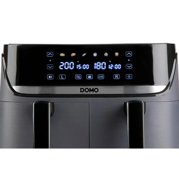 Friteuse à air chaud à doubles compartiments Double Fry Zone 8 L 2850 W DO552FR Domo